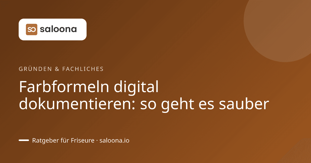 Farbformeln digital dokumentieren: so geht es sauber